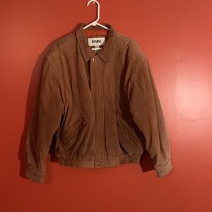 Gitanoe  genuine leather bomber jacket